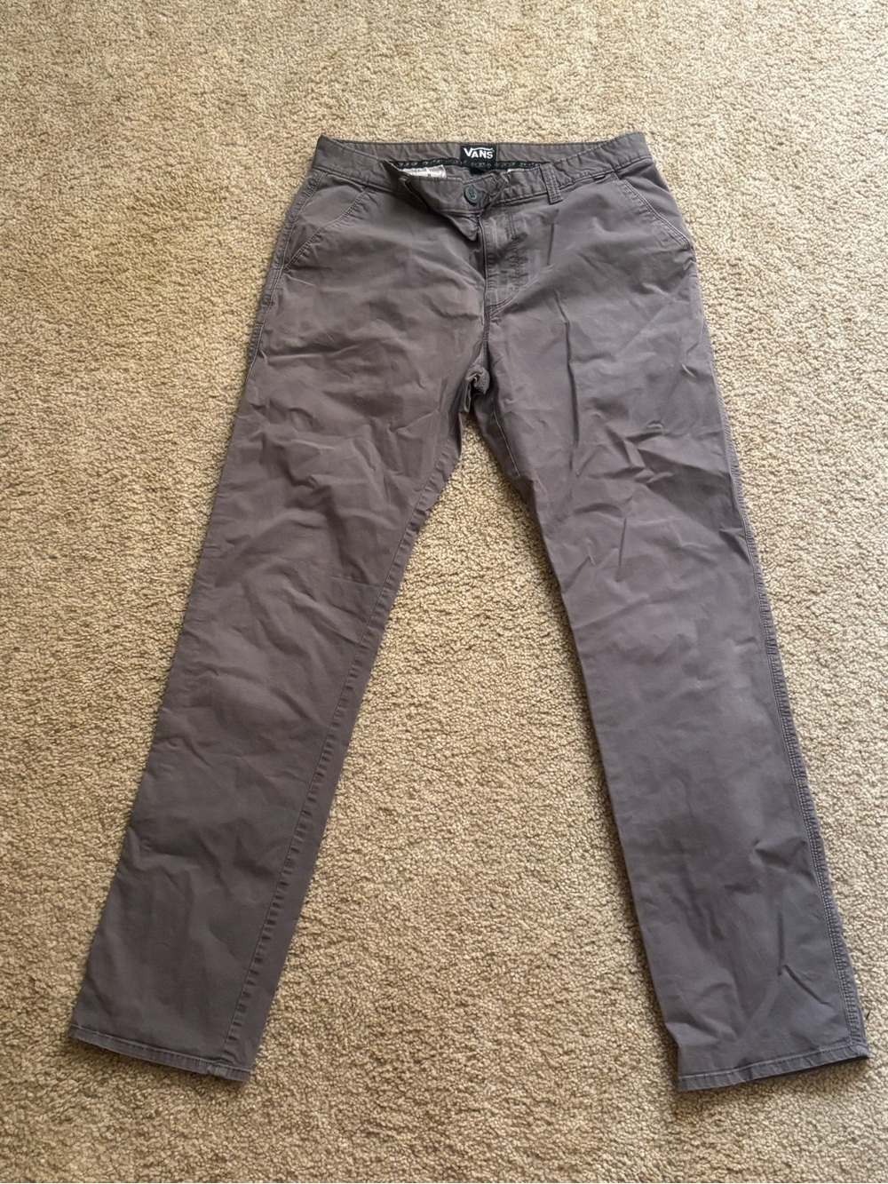 Vans Men's Charcoal Gray Chino Pants